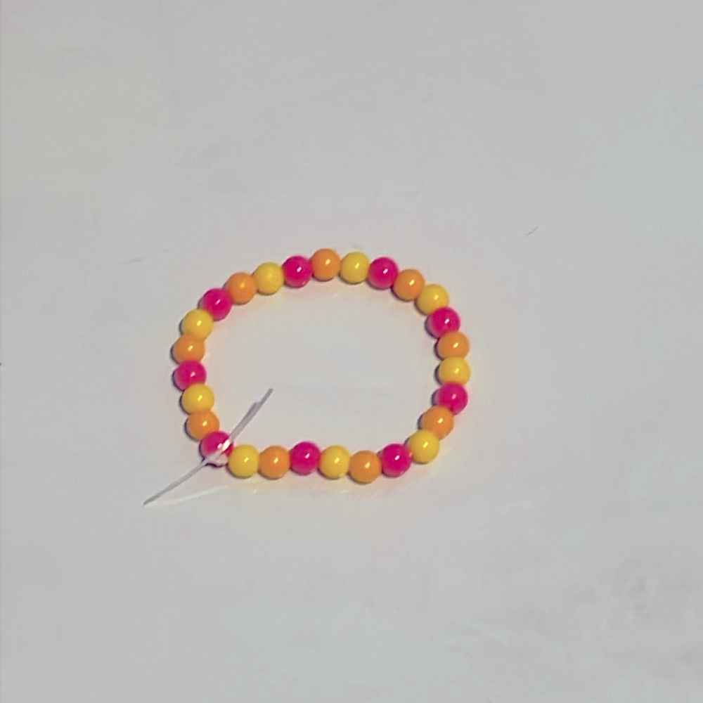 Sunset themed handmade bracelet